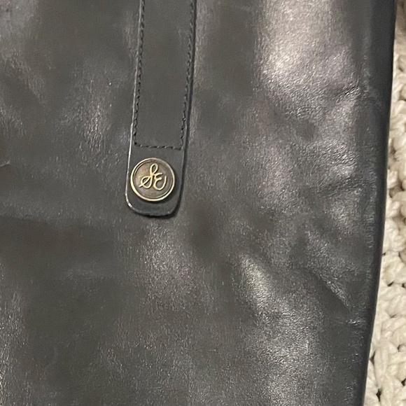 Sam Edelman Black Penny Riding Boots Size 7.5 - Picture 4 of 9